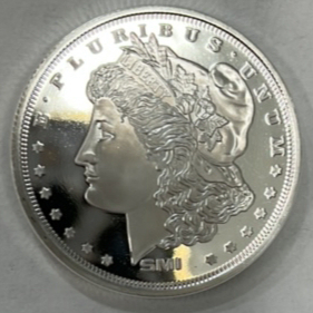 One Troy Ounce .999 Fine Silver Bullion Round