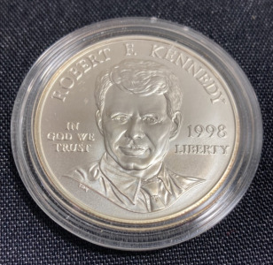 1998-S $1 Robert F. Kennedy Silver Commemorative Coin