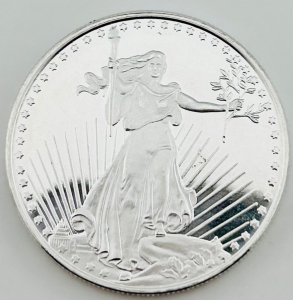 1oz Fine Silver Saint-Gaudens Double Eagle Round