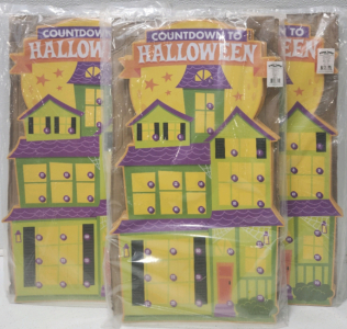 (3) Packs Of Halloween Countdown