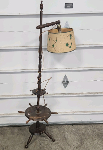 Lamp With Attached Helm Tables