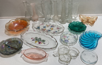 Assorted Vases and Decorative Plates