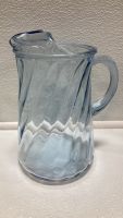 Glass Pitcher, Assorted Drinking and Dessert Glassware - 2