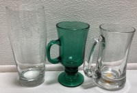 Glass Pitcher, Assorted Drinking and Dessert Glassware - 5