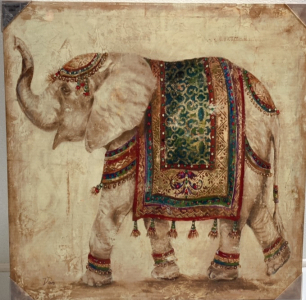 Indian Elephant Canvas Print
