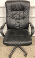 Large Black Rolling Office Chair