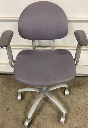 Gray Rolling Office Chair