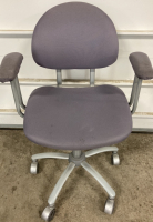 Gray Rolling Office Chair