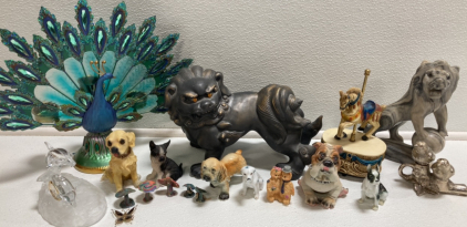 Assorted Animal Figures and Decor