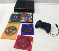 Xbox 360, (1) Xbox Game, (4) PlayStation 2 Games, (1) Controller