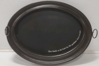 Oval Chalk Board Tray