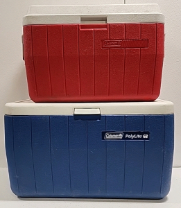 (2) Coleman Coolers