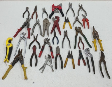 20+ Pliers, Pipe Cutters, Wire Strippers, And More!