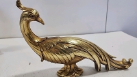 Decorative Gold Birds, (2) Metal Roses - 4