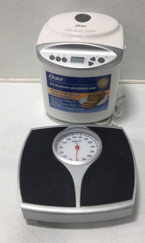 Homedics Scale, Oster 2LB Bread Maker