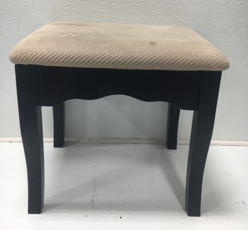 Wooden Stool With Cushion