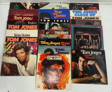 (20+) Tom Jones And (40+) Various Vintage Vinyl Records