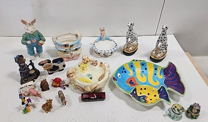 Assortment of home decoration and knickknacks