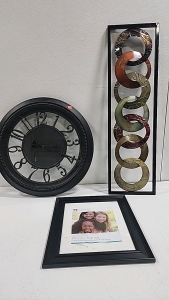 Wall Art, Large Clock, Picture Frame