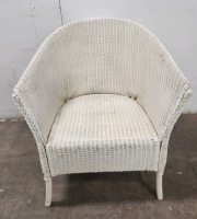 White Wicker Chair