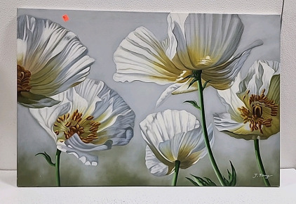 Canvas Flower Painting