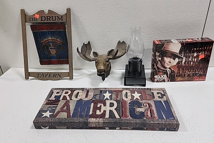 Wall Decorations, Emergency Candles, John Wayne Puzzle