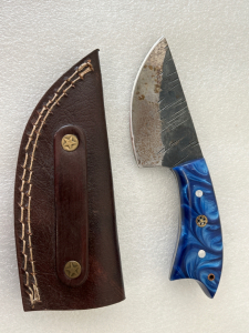 Small Custom Fixed Blade with Sheath