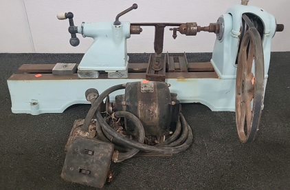 Vintage Lathe and Motor