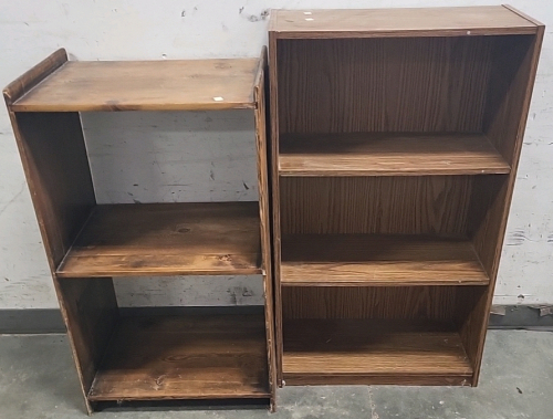 Set of Wood Book Shelves