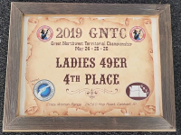 2019 GNTC Ladies 49er 4th Place Framed Certificate