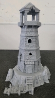 3-D Printed Light House, Cleveland Slate for Personalizing