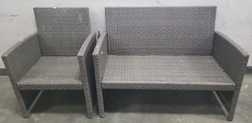 Matching Set of Wicker Patio Furniture