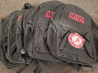 (5) University of Alabama Backpacks