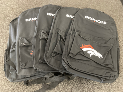 (5) Denver Bronco Backpack