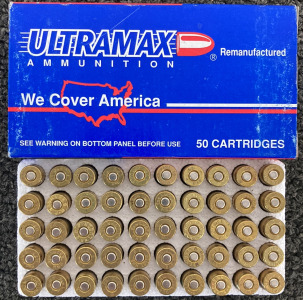 (50) Rnds. Ultramax 9mm Ammo