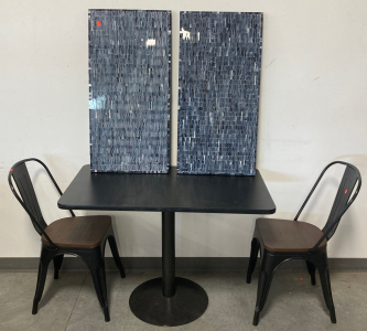 Table, Chairs, and Wall Hangings