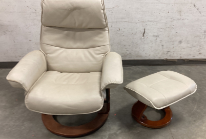 Recliner And Footstool