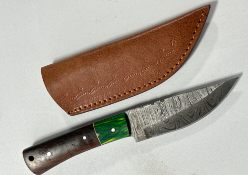 Damascus Knife with Sheath