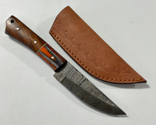 Damascus Knife with Sheath