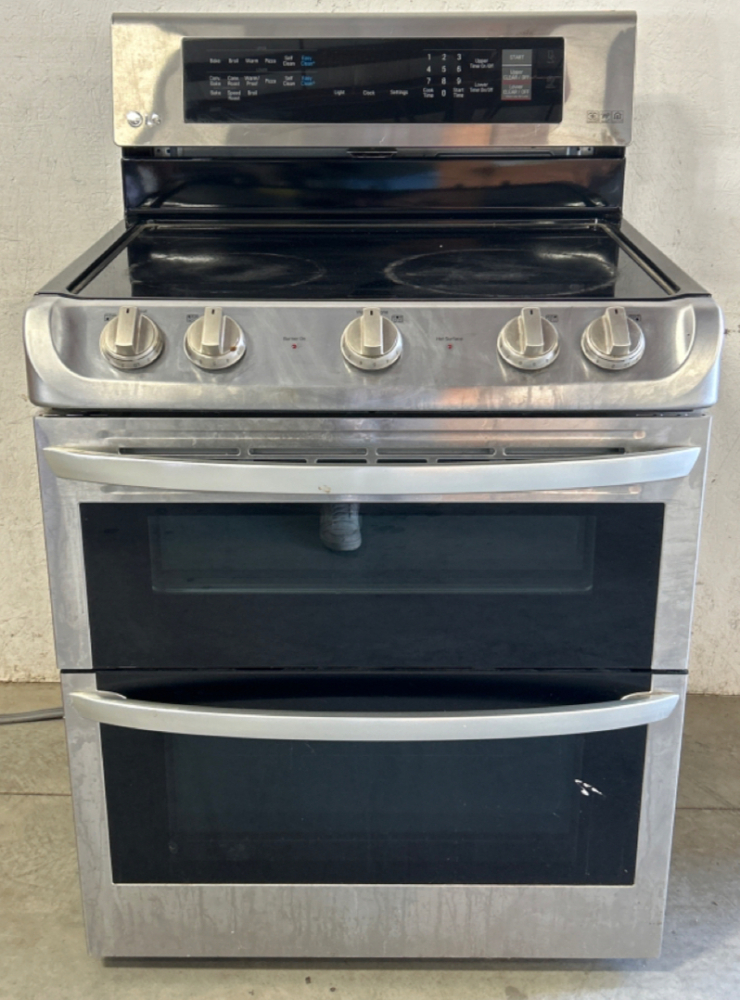 LG Glass Top Stove Double Oven