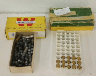 (45) Winchester.38 Special Ammunition Cartridges (14) Remington .40 S&W Ammunition Cartridges