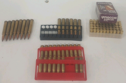 (50) Fiocchi 38 Super Auto 129gr Ammunition Cartridges (8) 300 WBY Mag Ammunition Cartridges (18) Federal 30-30 Ammunition Cartridges (6) Unknown Rifle Ammunition Cartridges