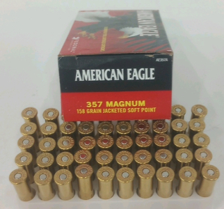 (50) American Eagle .357 Magnum Ammunition Cartridges