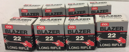 (8) CCl Blazer 22 Long Rifle 50RDS