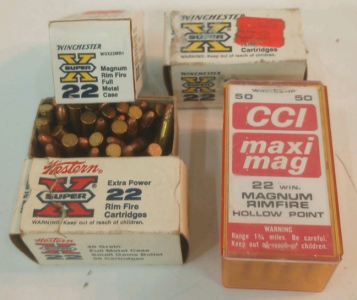 (150) Winchester Super X.22 Magnum Ammunition Cartridges (50) CCI .22win mag Ammunition Cartridges