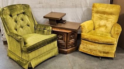 Vintage Swivel Rockers & End Tables