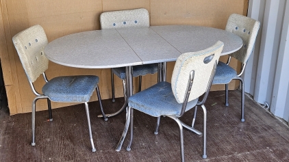 Mid-century Drop-leaf Dining Set