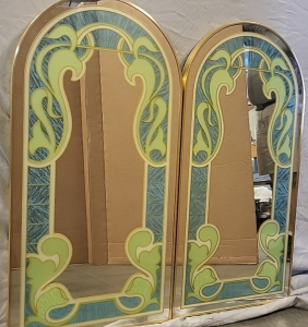 Set of Two (2) Matching Wall Hanging Mirrors