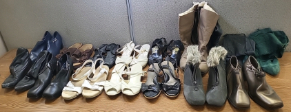 Fifteen (15) Pairs of Women's Shoes