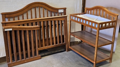 Crib Frame w/ Changing Table